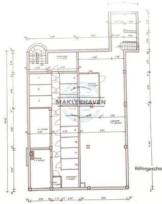 Grundriss Kellergeschoß