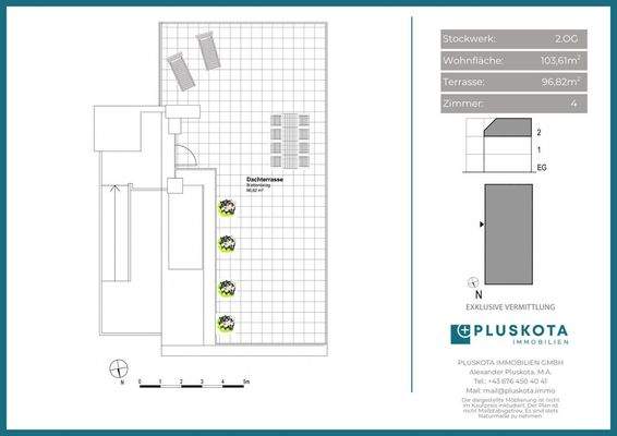 Vertriebsplan Dachterrasse 
