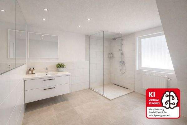 Badezimmer Dachgeschosswohnung