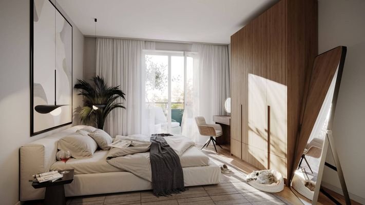 Schlafzimmer Beispiel (unverbindliche Darstellung)