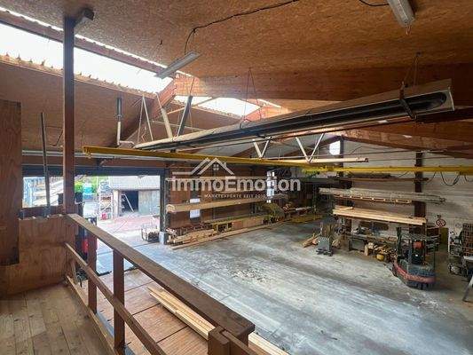 Abbundhalle mit Empore