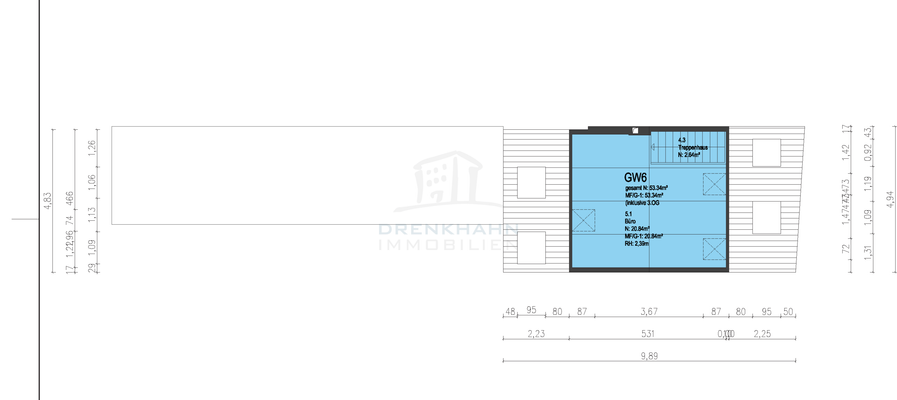 Grundriss Dachgeschoss