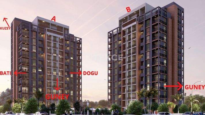 Apartments for Sale in Advantageous Location in Mersin Mezitli