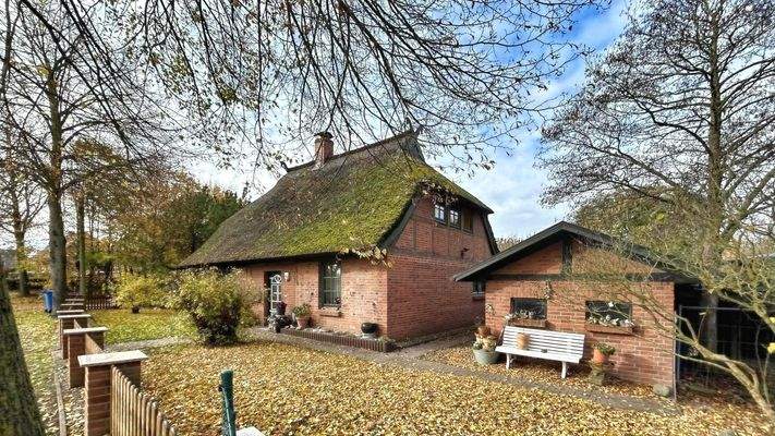 Vorderansicht mit Schuppen