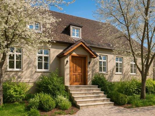 Visuelle Veranschaulichung - Herrenhaus Eingang 