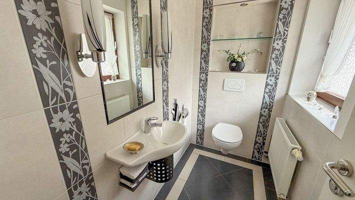 Gäste-WC im Erdgeschoss