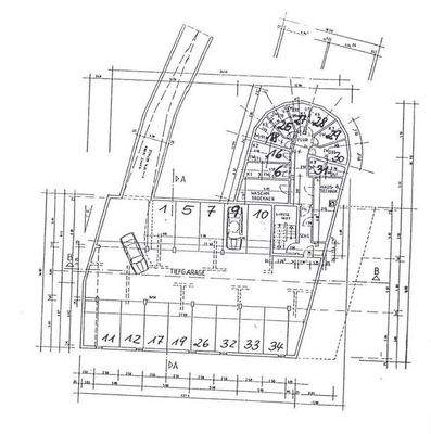 Tiefgarage und Stellräume