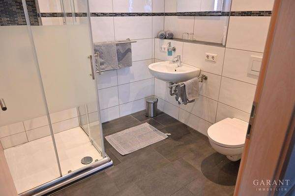 Apartmenthaus Badezimmer .