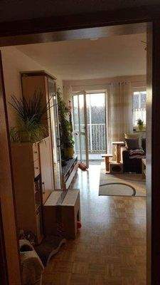 Blick ins Wohnzimmer