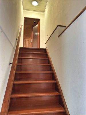 Treppe ins Dachgeschoss