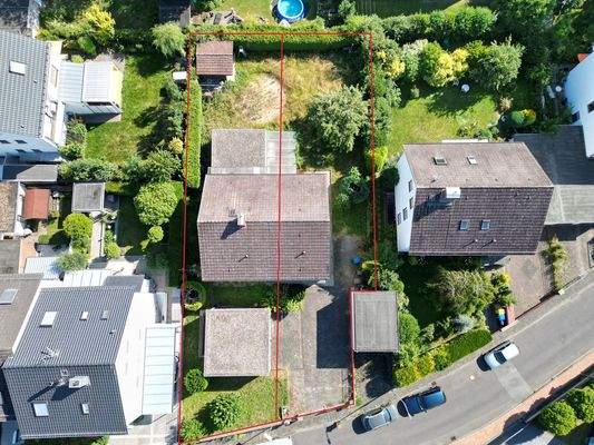 Baugrundstücke Luftaufnahme