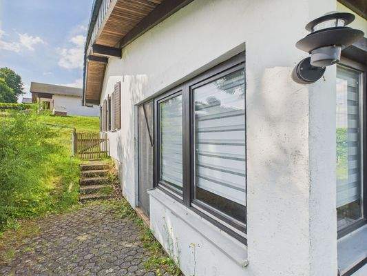 Seitenansicht Straße