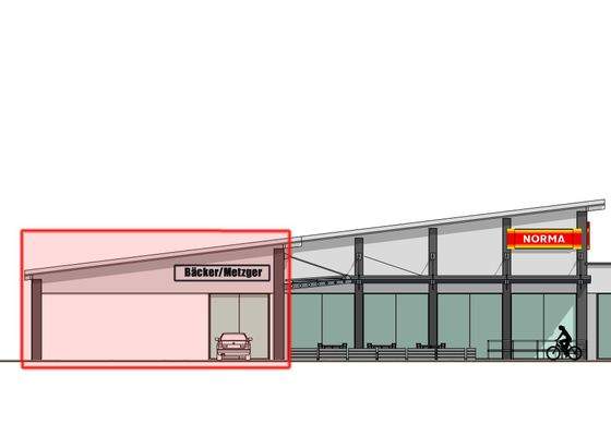 Bäcker / Metzger NORMA Fünfeichen Ansichten