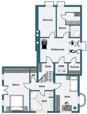 Unter- und Kellergeschoss