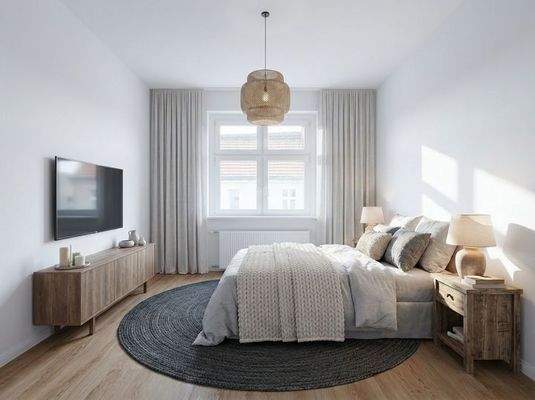 Innenvisualisierung Schlafzimmer