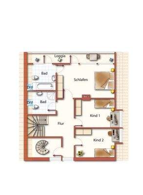 Grundriss Obergeschoss