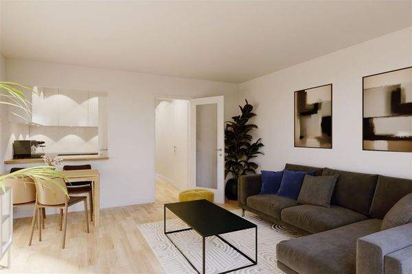 Wohn- u. Esszimmer mögliche Einrichtung (3)