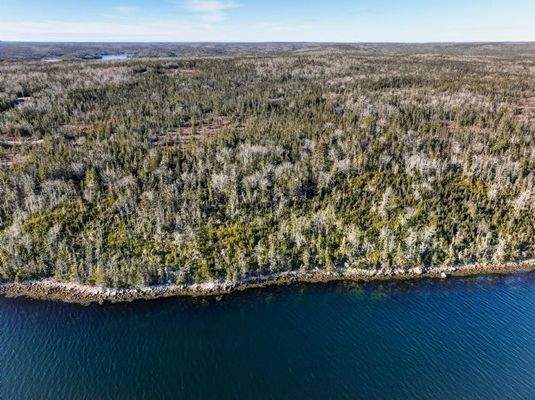 Drohnenaufnahme - Blick über das Land