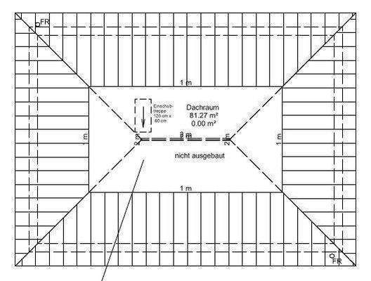 Grundriss Dachraum