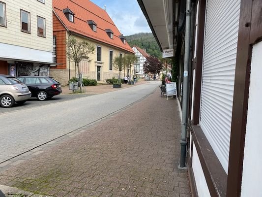 Blick in die Einkaufsstraße