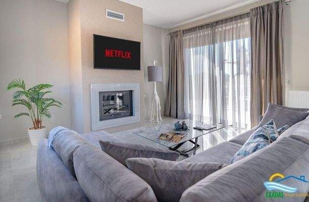 Kreta, Plaka: Luxusvilla mit besonderer Qualität und atemberaubendem Meerblick zu verkaufen