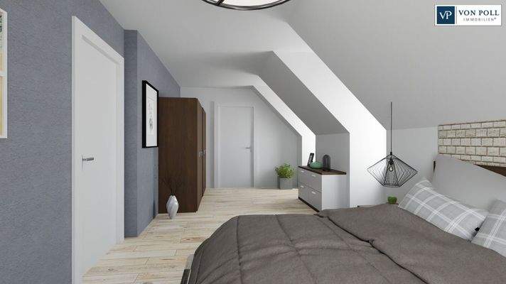 Ansicht Schlafzimmer