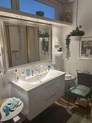 Badezimmer im Erdgeschoss 