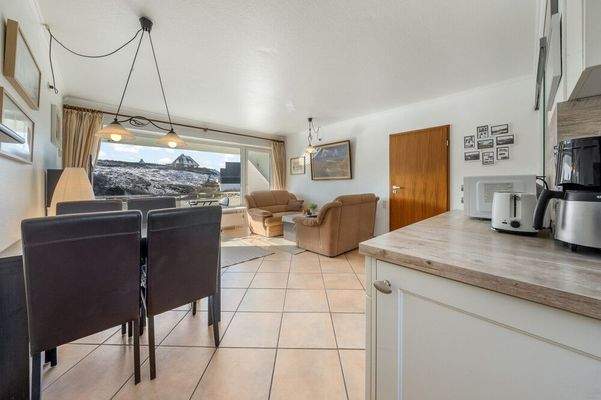 Blick in den Wohnraum