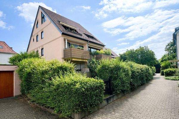 Seitenansicht und Zugang Park