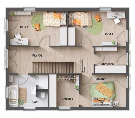 Variante 5.2 Grundriss OG