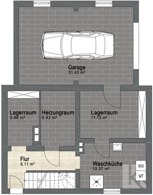 Grundriss Kellergeschoss