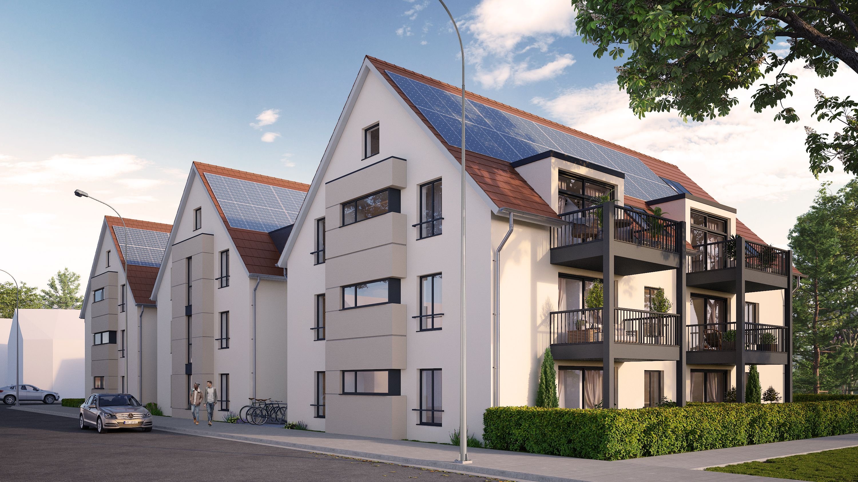 Citynah Hoch Vier Neubau in Gerlingen