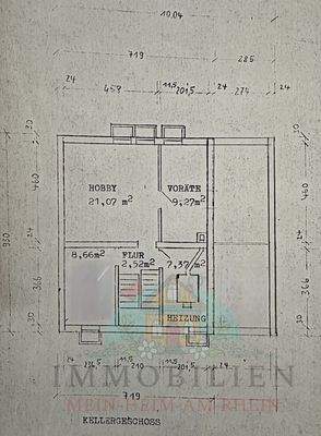 Grundriss Kellergeschoss