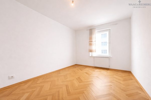 Visualisierung – mögliches Schlafzimmer nach Renovierung