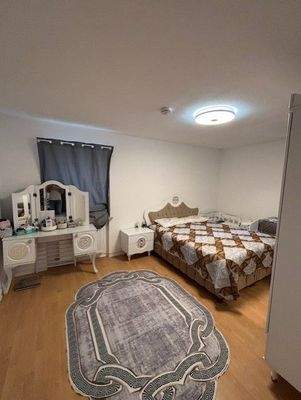 Blick ins Schlafzimmer