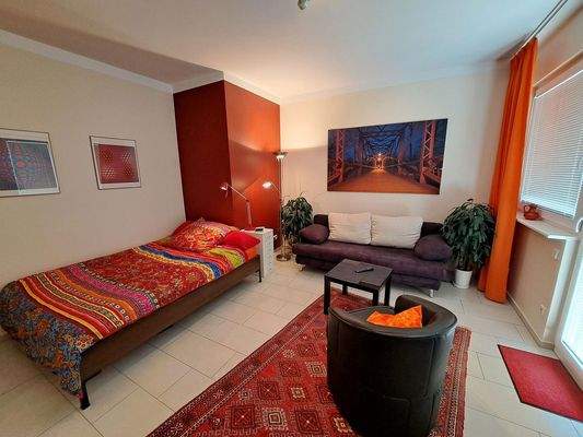 Couch, Bett 1,40 m, 5. OG