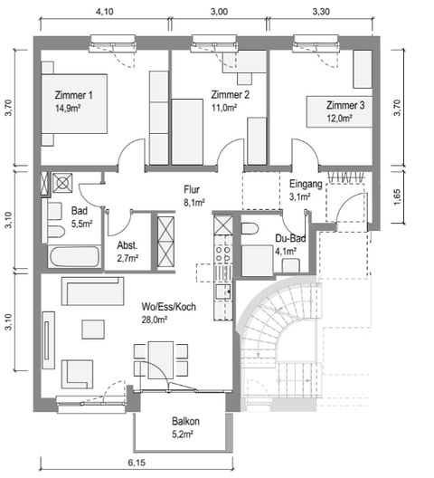 Bamberg Wohnungen, Bamberg Wohnung mieten