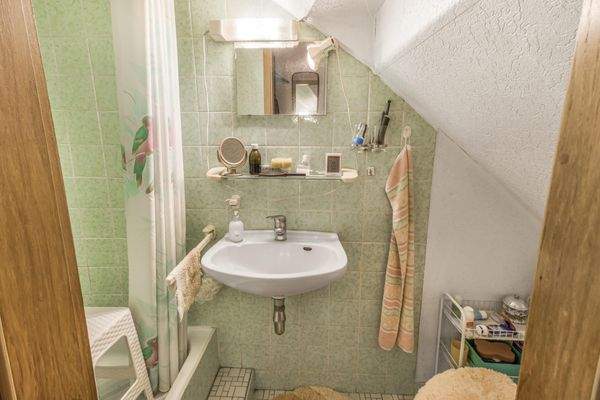 Badezimmer im Hochparterre