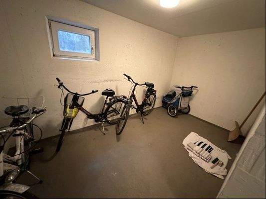 Fahrradabstellraum im Keller