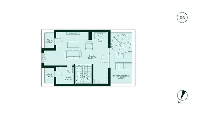 Grundriss Dachgeschoss