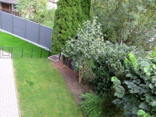 Teil des gepflegten Garten