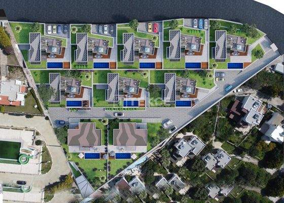 Sea View Villas with Outbuildings in Bodrum Muğla