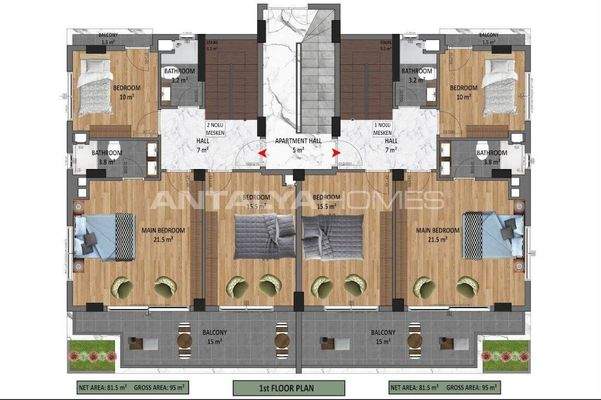 Sea View Flats in Alanya Antalya within a Modern Complex