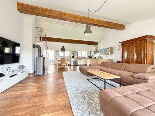 offener Wohn- Essbereich