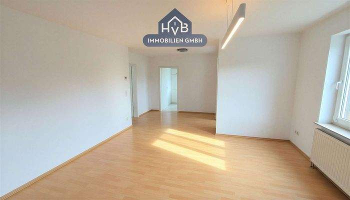 Wohnzimmer mit Blick auf Küche