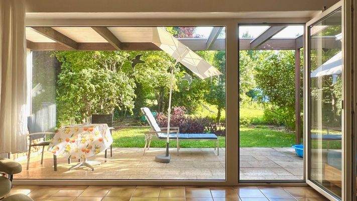 Ausblick aus dem Wohnzimmer