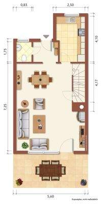 Einrichtungsvorschlag Erdgeschoss