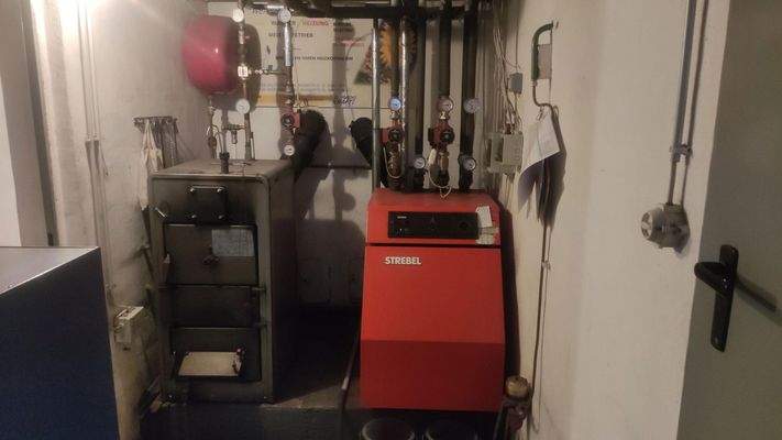 Feststoff und Ölheizung