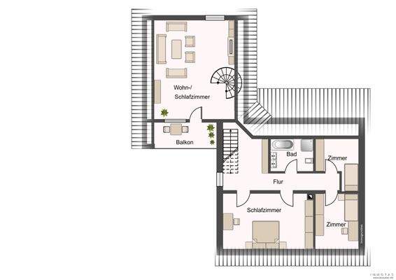 Grundriss Dachgeschoss