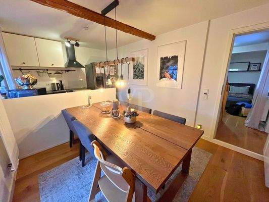 Essbereich und Küche